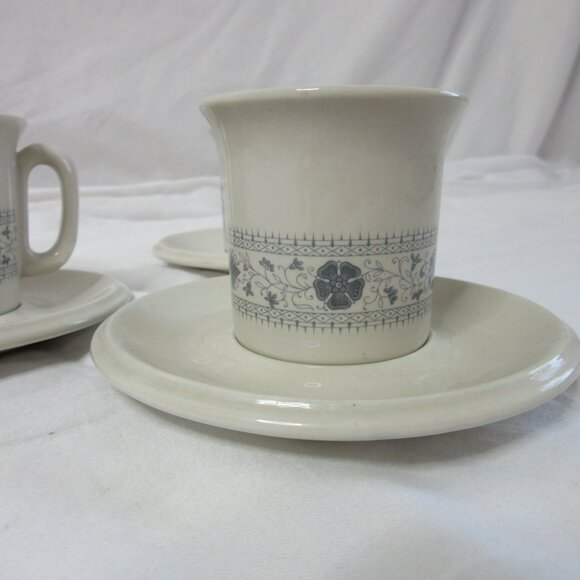 Lot of 3 Vintage ACF Espresso Demitasse Cups & Saucer Sets Made in Italy No. 62 - Picture 5 of 10